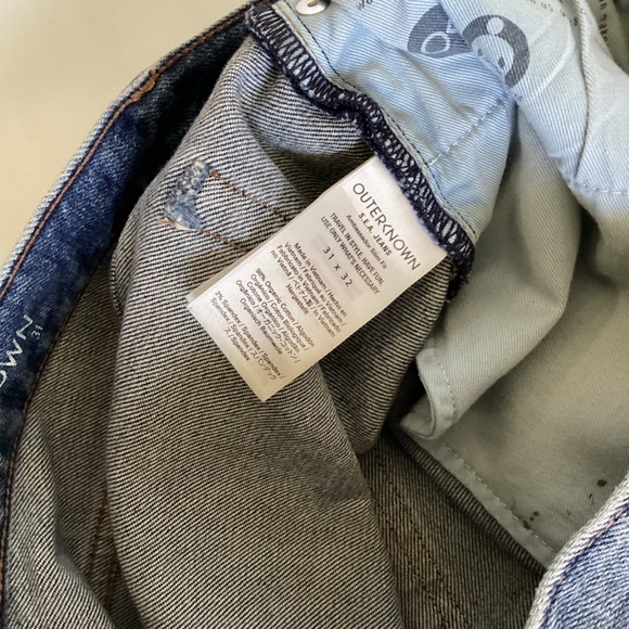 Outerknown S.E.A Ambassador Slim Fit Jeans. Worn Indigo 31 x 32 - Picture 5 of 7